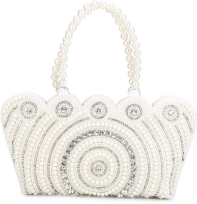 LONGING TO BUY Party White  Clutch