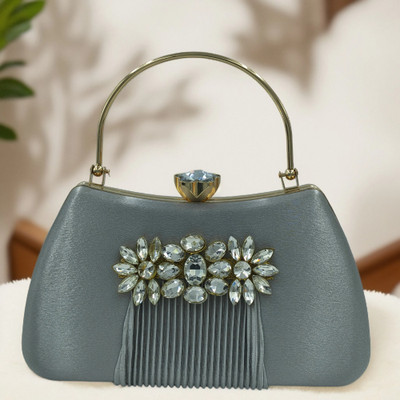 troveo Party Grey  Clutch