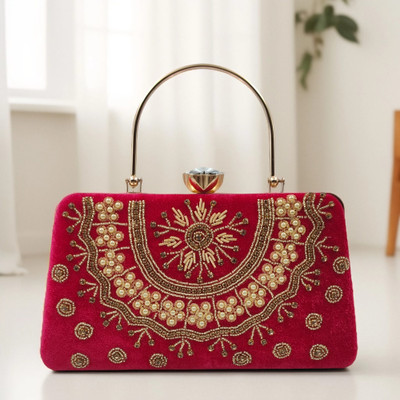 Bella Moda Party Red  Clutch