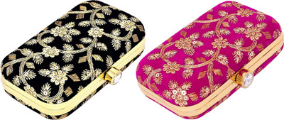 KUBER INDUSTRIES Party Multicolor  Clutch