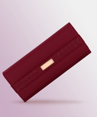 8LOVEES Casual, Formal, Party Maroon  Clutch