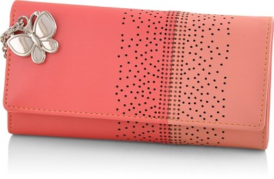 Butterflies Casual Pink  Clutch