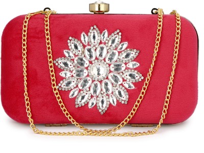 Zari and Fashion Party, Casual, Formal Pink  Clutch