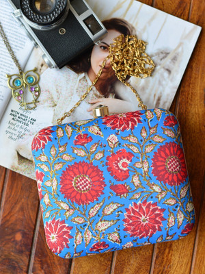 ARTKLIM Casual Blue  Clutch