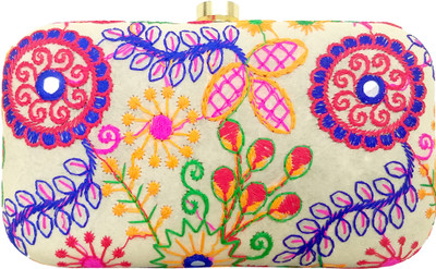 Tanishqa Creations Casual, Party Multicolor  Clutch