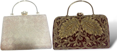 Seamount Party Gold, Red  Clutch(Pack of: 2)