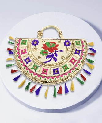 Lolla Fashion Party Multicolor  Clutch