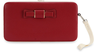 NFI essentials Casual, Formal Red  Clutch