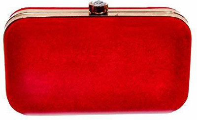 Sandali Handicraft Party, Casual, Formal Red  Clutch