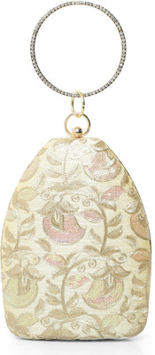 Tanishqa Creations Party Gold  Clutch