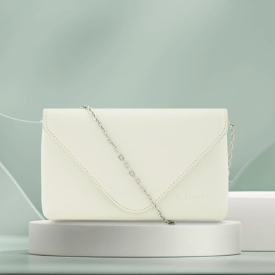 Fastrack Casual White  Clutch