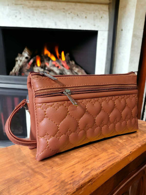 AARFA ENTERPRISES Casual Peach  Clutch