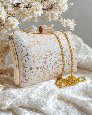 ZUHUR Party White  Clutch