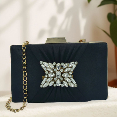 troveo Party Black  Clutch