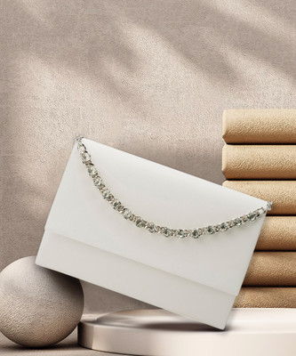 LINO PERROS Party White  Clutch