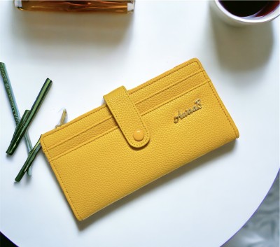 Fashius Casual, Formal, Party Yellow  Clutch