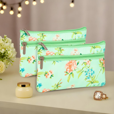 KUBER INDUSTRIES Casual Green  Clutch(Pack of: 2)