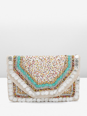 Fabbhue Party Multicolor  Clutch