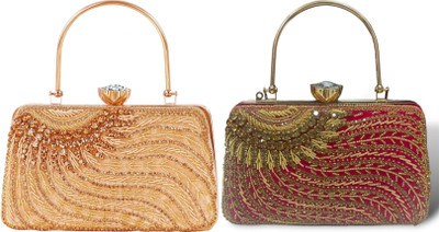 Seamount Party Gold, Pink  Clutch(Pack of: 2)