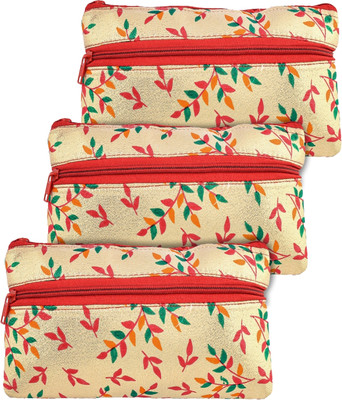 KUBER INDUSTRIES Casual Gold  Clutch(Pack of: 3)