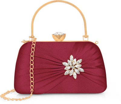 Falcon Bag Formal, Party Maroon  Clutch