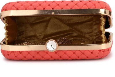 BABERWAL ENTERPRISES Casual, Formal, Party, Sports Peach  Clutch