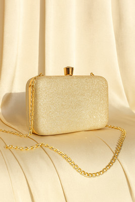 BLVCK THREADZ Party Gold  Clutch