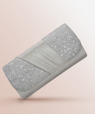 VRITRAZ Party Silver  Clutch