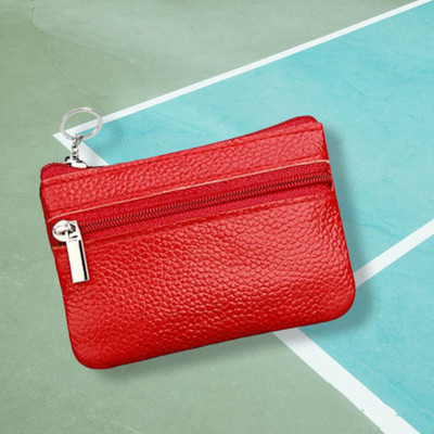 DEVANI ENTERPRISE Girls Red Genuine Leather Wallet(2 Card Slots)
