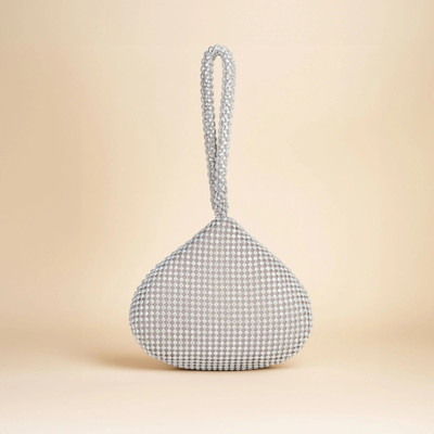 LINO PERROS Party Silver  Clutch