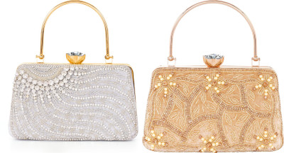 Seamount Party Silver, Gold  Clutch(Pack of: 2)