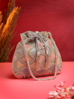 Anekaant Party Multicolor  Clutch