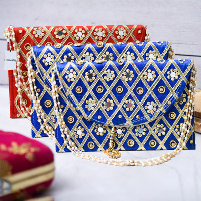 HOMESTIC Casual Multicolor  Clutch(Pack of: 3)