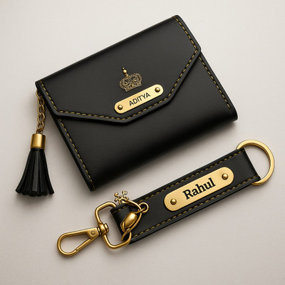 CELED Casual Black  Clutch(Pack of: 2)