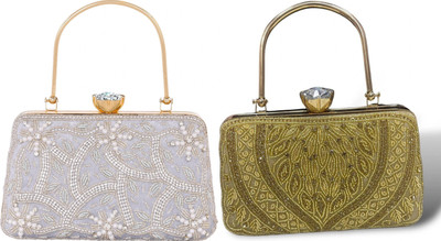 Seamount Party Gold, Silver  Clutch(Pack of: 2)
