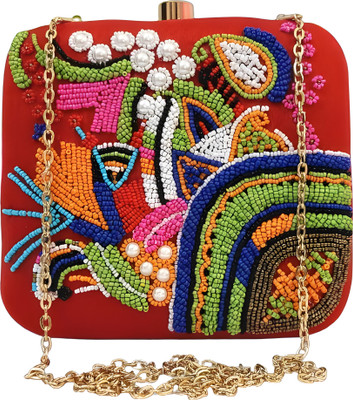 CTAARA Party, Casual Red  Clutch