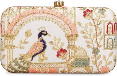 LONGING TO BUY Party Cream, Multicolor  Clutch