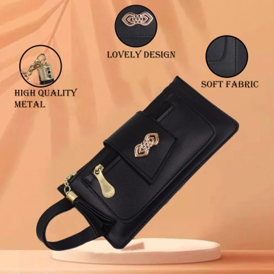 SINOPACK Casual, Formal, Party, Sports Black  Clutch