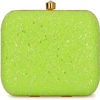 Toobacraft Party Green, Multicolor  Clutch