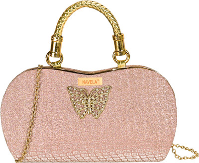 NAVELA Women Pink Pouch Potli