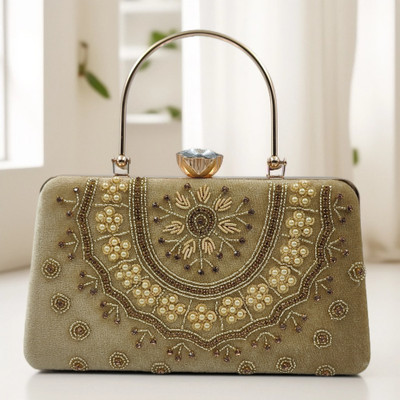 Bella Moda Party Gold  Clutch