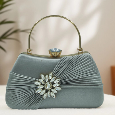 troveo Party Grey  Clutch