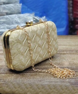 HouseOfCommon Casual, Party Gold  Clutch