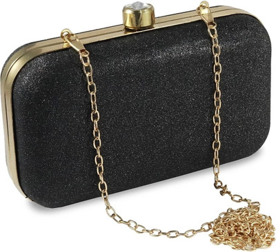 RAPID COSTORE Casual Black  Clutch