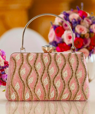 Misha Casual, Formal, Party Pink  Clutch