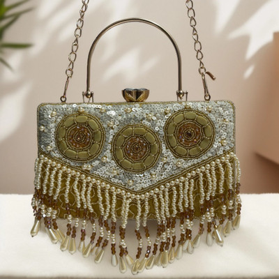 Bella Moda Party Gold  Clutch