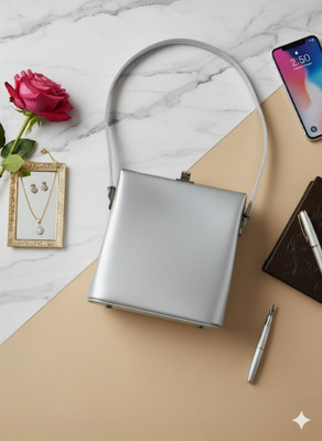 MAGLIN Party, Formal Silver, Grey  Clutch