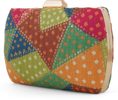 Teejh Party Multicolor  Clutch