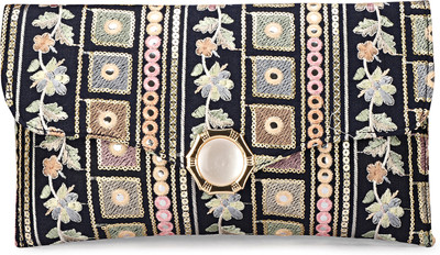 LONGING TO BUY Party Multicolor  Clutch