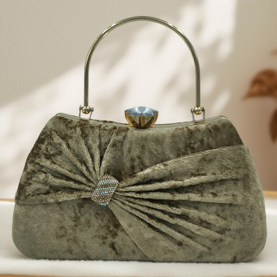 troveo Party Grey  Clutch